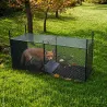 Piège pliable 2 entrées pour fauves 160x60x50 cm