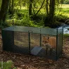 Piège pliable 2 entrées pour fauves 160x60x50 cm