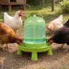 Abreuvoir gradué vert 5L sur pied avec poignée