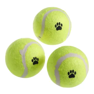 Lot de 3 balles tennis 6,25 cm avec filet transport
