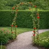 Arche métallique 140x36x240 cm pour jardin et plantes