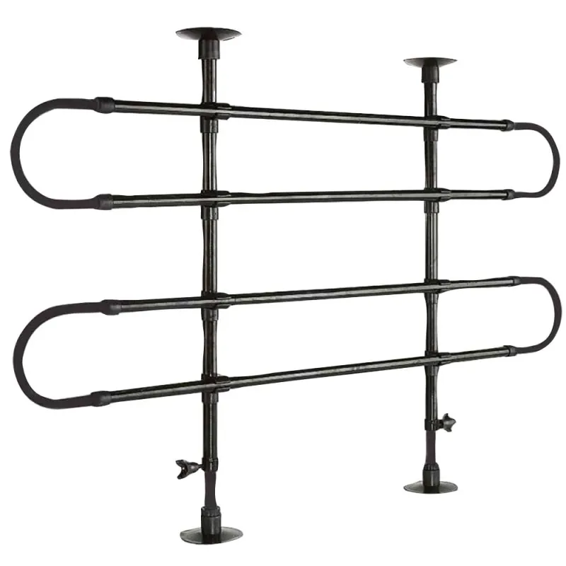 Barrière métallique ajustable 85-140cm pour chiens et volailles