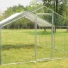 Enclos volailles 12m² - Galvanisé 4x3x2m résistant