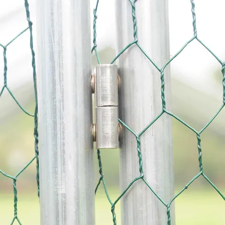 Enclos volailles 12m² - Galvanisé 4x3x2m résistant