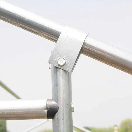 Enclos volailles 12m² - Galvanisé 4x3x2m résistant