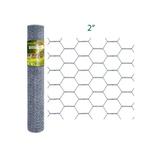 Grillage hexagonal galvanisé 50mm - 1,5m x 25m