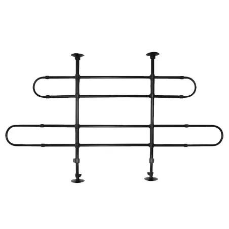 Barrière métallique ajustable 85-140cm pour chiens et volailles