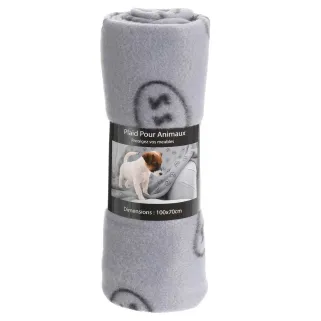 Plaid doux 100x70 cm - Confort décoratif pour chien