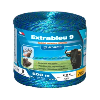Fil électrifiable 500m - Cuivre/Inox 9 brins - Gros animaux