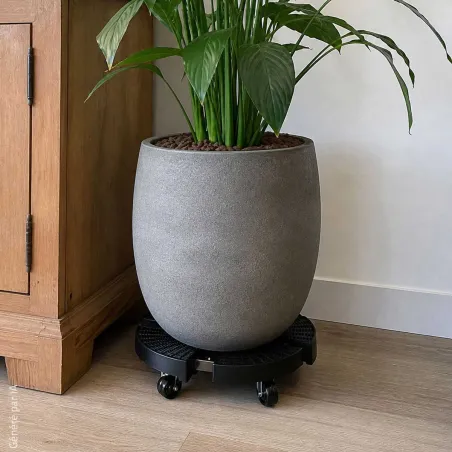 Support plante rotatif ajustable 360° - 100 kg