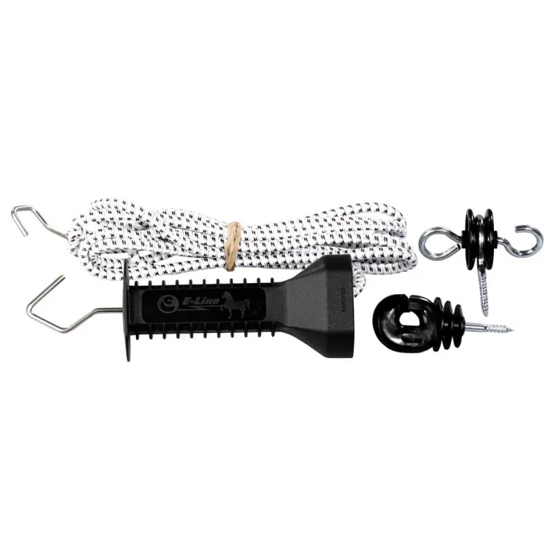 Poignée élastique 7m - Cordon électrifié noir/blanc - CHAPRON