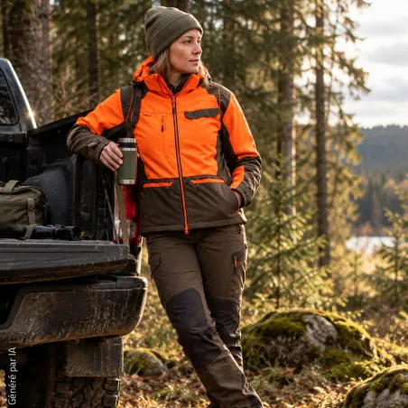 Veste de traque Kevlar Somlys Survivor 454 orange