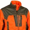 Veste imperméable orange Percussion pour chasseurs
