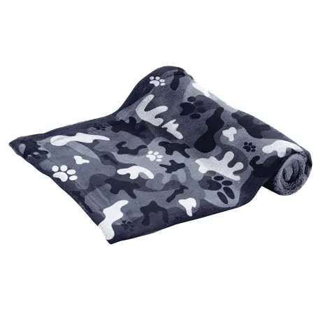 Couverture polaire grise 100x70 cm pour chien