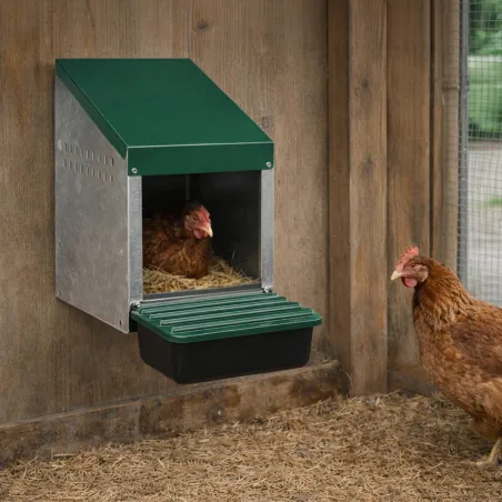 Pondoir mural galvanisé 26,7x52x48 cm fond plastique