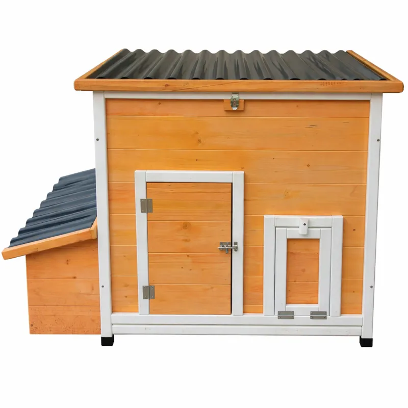 Poulailler Hefa+ 6 poules - Pin traité et toit plastique