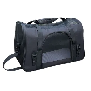 Sac transport animal 600S noir - 48x25x33cm en nylon ultra-résistant