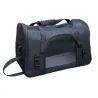 Sac transport animal 600S noir - 48x25x33cm en nylon ultra-résistant