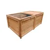 Abris poussins bois 2 espaces - 83x49x36 cm éleveurs