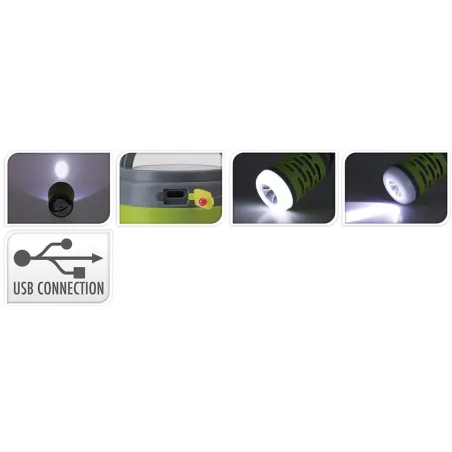 Lanterne UV 3-en-1 anti-moustiques rechargeable USB-C