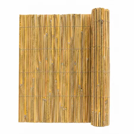 Canisse bambou fendu 3 × 1,95 m naturel | Ducatillon