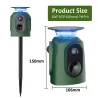 Répulsif solaire ultrasons 360° - Étanche IP65 - Anti-nuisibles