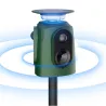 Répulsif solaire ultrasons 360° - Étanche IP65 - Anti-nuisibles