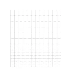 Grillage Rempart 2m x 50m - Mailles 15cm - Galvanisé Léger