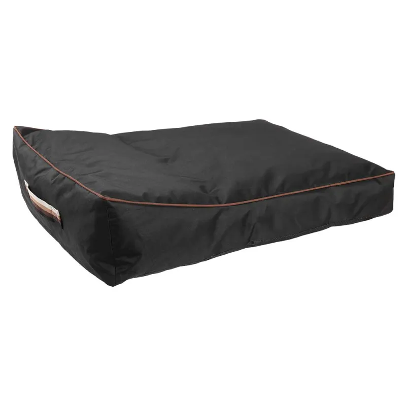 Coussin chien étanche noir 90x70cm - Sofa antidérapant