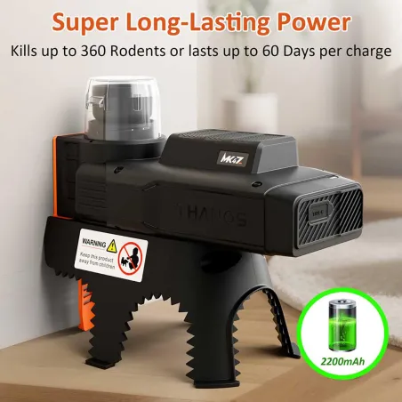 Piège USB anti-souris électronique - 5V/700mA - 60j d'autonomie