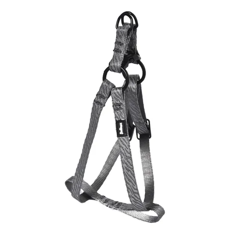 Harnais nylon gris réfléchissant 50-65 cm réglable