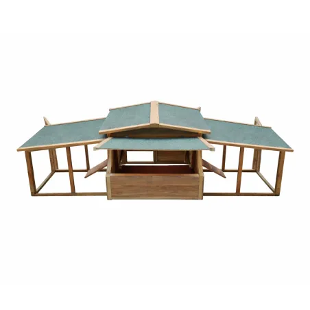 Poulailler Villa Cocotte en pin traité - 4 poules max