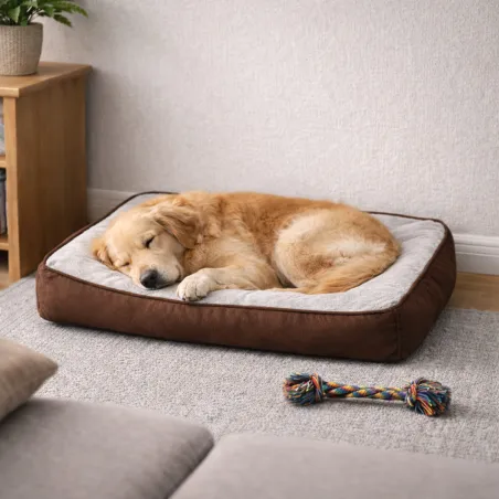 Coussin premium 80x60cm - Confort optimal pour chien