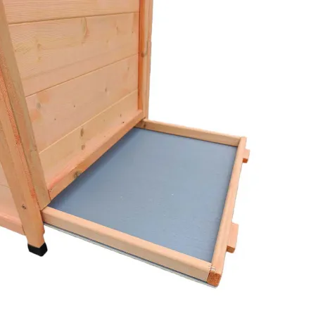 Poulailler bois 3 poules - toit asphalte et fenêtre