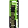 Collier polyester kaki réglable 45 cm Stepland