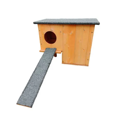 Nichoirs chicane bois pour canards et sarcelles - Lot de 3