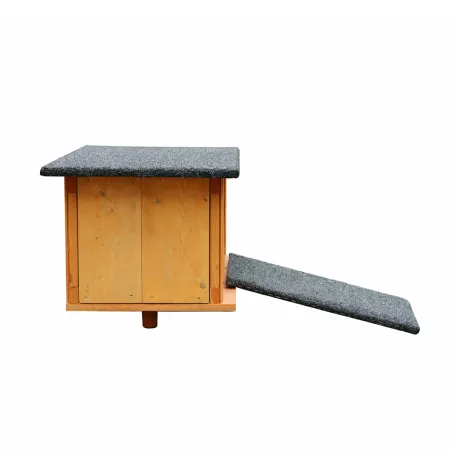 Nichoirs chicane bois pour canards et sarcelles - Lot de 3