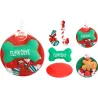 Lot 4 jouets Noël pour chien - Peluche & accessoires jeu