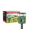 Répulsif solaire/USB ultrasons + flash - 8m - Anti-nuisibles