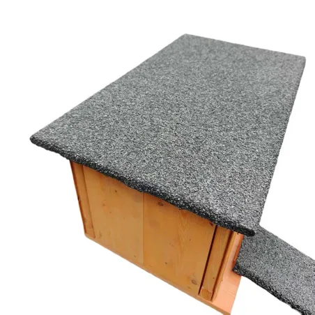 Nichoir chicane bois pour canards d'ornement 45x27x33 cm