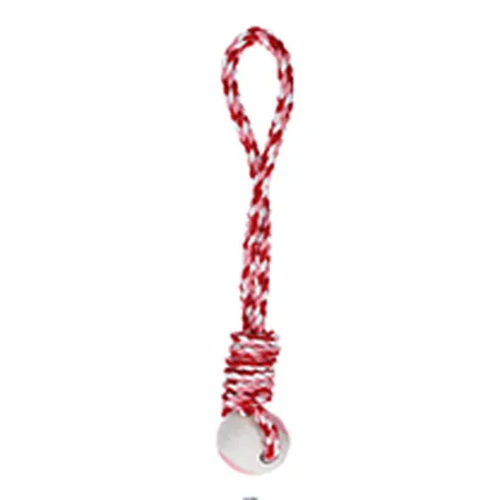 Jouet chien corde + balle 32 cm - Robuste et flottant