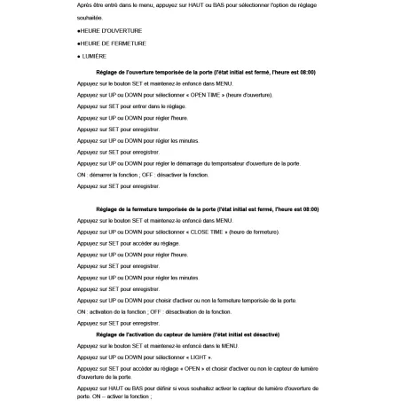 Portier solaire programmable pour poulailler 32x29,8 cm