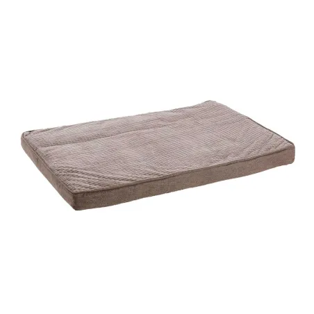 Coussin doux antidérapant marron 90x62cm pour chien