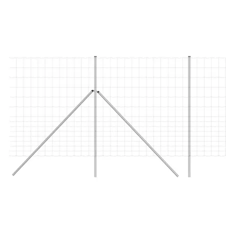 Grillage Rempart Galvanisé 2m x 50m - Mailles 15cm