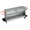 Mangeoire volailles 10kg 2 portes - Tôle galvanisée NOVITAL