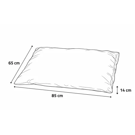 Coussin confort toile Oxford 85x65 cm pour animaux