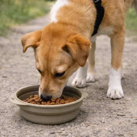 Gamelle pliable 0,35L pour chien et chat - Voyage