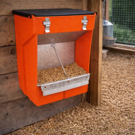 Mangeoire trémie 2 compartiments 2kg - Lapins NOVITAL