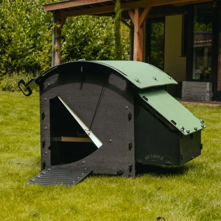 Poulailler écologique 5 à 9 poules en plastique recyclé