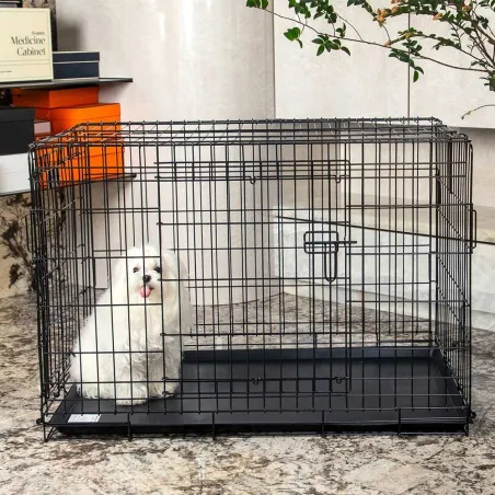 Cage métallique avec plateau 107x70x75cm pour élevage